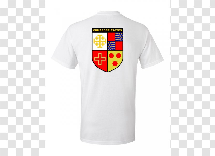 T-shirt Crusader States Crusades Middle Ages Coat Of Arms - Active Shirt Transparent PNG