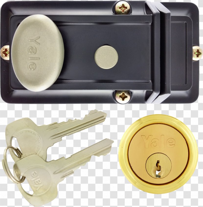 Latch Yale Lock Door Snib - Cast Cylinder Transparent PNG