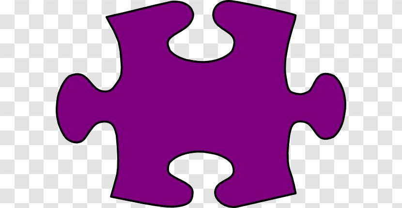 Jigsaw Puzzle Clip Art - Symbol - Large Piece Template Transparent PNG
