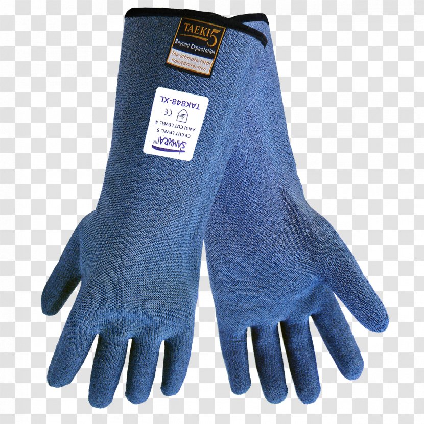 Cut-resistant Gloves Cycling Glove Cobalt Blue Nitrile Transparent PNG