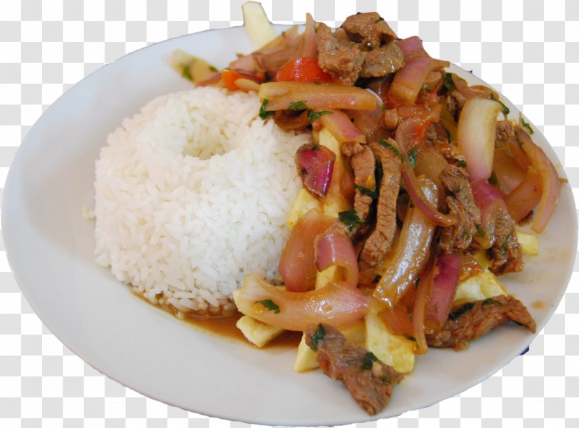 Lomo Saltado Peruvian Cuisine French Fries Chinese Dish - Sirloin Steak - Frank Iero Transparent PNG