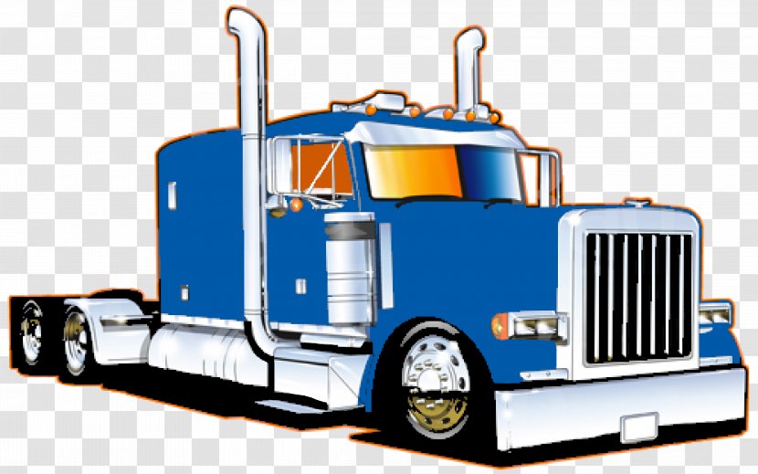 18 Wheeler: American Pro Trucker Peterbilt 379 Car - Cargo - Wheeler Cliparts Transparent PNG