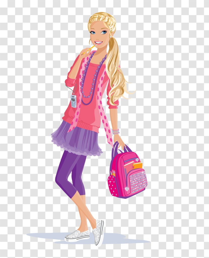 Totally Hair Barbie Doll Clip Art - Princess Charm School - Material Transparent PNG