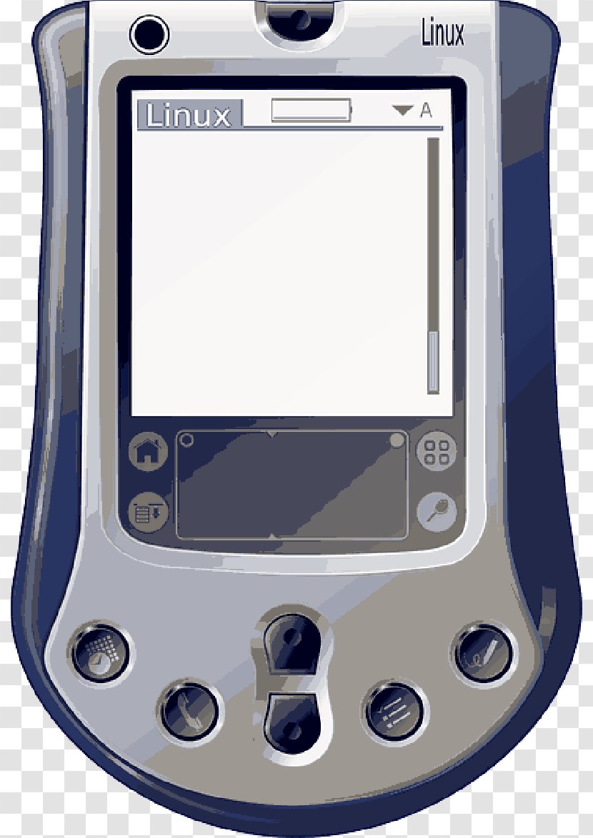 PDA Palm Handheld Devices Clip Art - Computer - Pda Transparent PNG