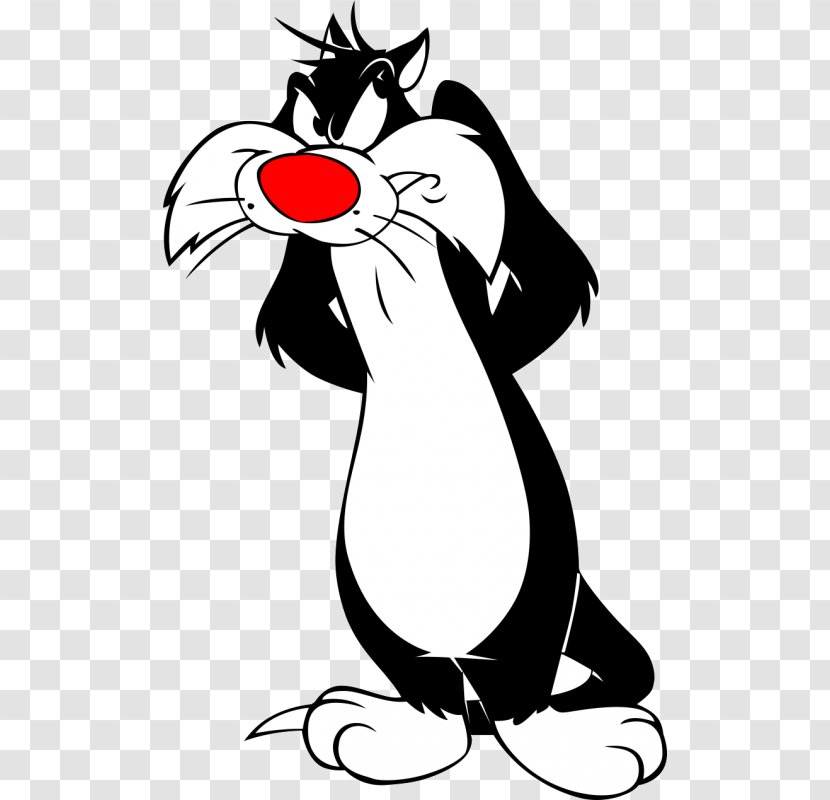 Sylvester Jr. Tweety Cat Looney Tunes - Artwork Transparent PNG