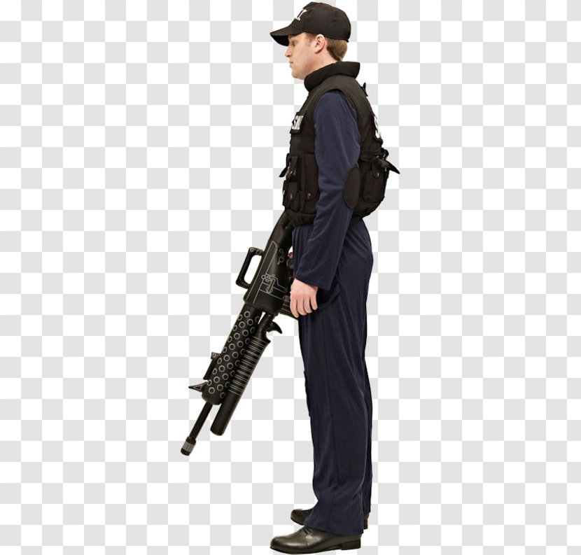 Costume SWAT Clothing Soldier Police - Gun - Swat Transparent PNG