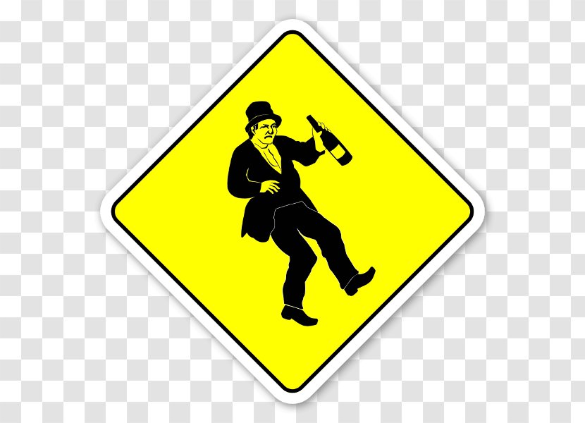 Traffic Sign Road Warning - Pedestrian Transparent PNG