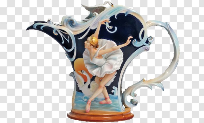 Franz-porcelains Ceramic Teapot Vase - Jar - Artwork Transparent PNG