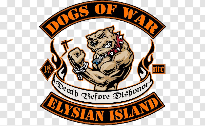 The Dogs Of War Logo Emblem In Warfare - Motorcycle Club Transparent PNG