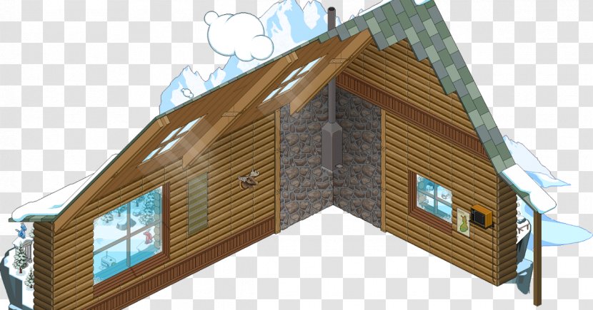 Habbo Room House Log Cabin Cottage Transparent PNG