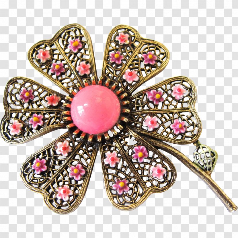 Jewellery Brooch Clothing Accessories Gemstone Ruby Transparent PNG