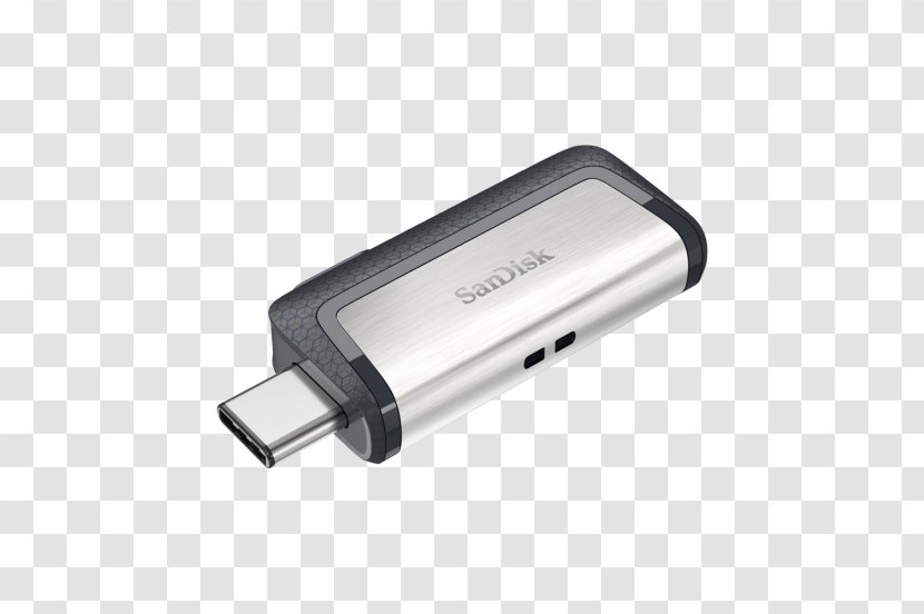 MacBook Pro USB Flash Drives SanDisk Ultra Dual Drive Type-C USB-C - Macbook - External Storage Transparent PNG