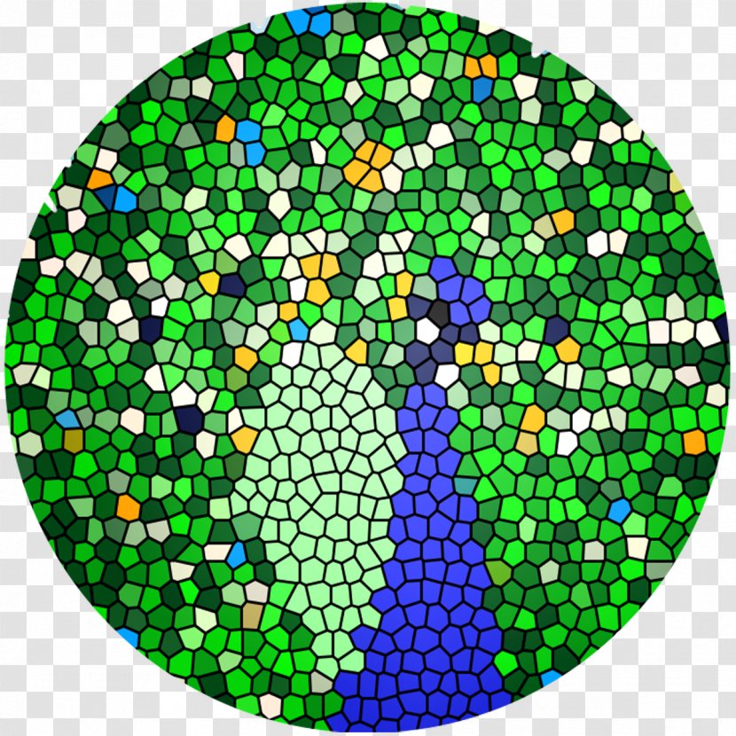 Symmetry Circle Point Pattern - Green - Peacock Transparent PNG