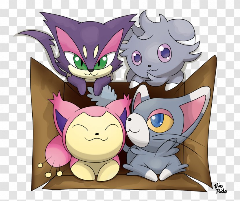 Kitten Cat Pokémon Fan Art Meowth - Flower Transparent PNG