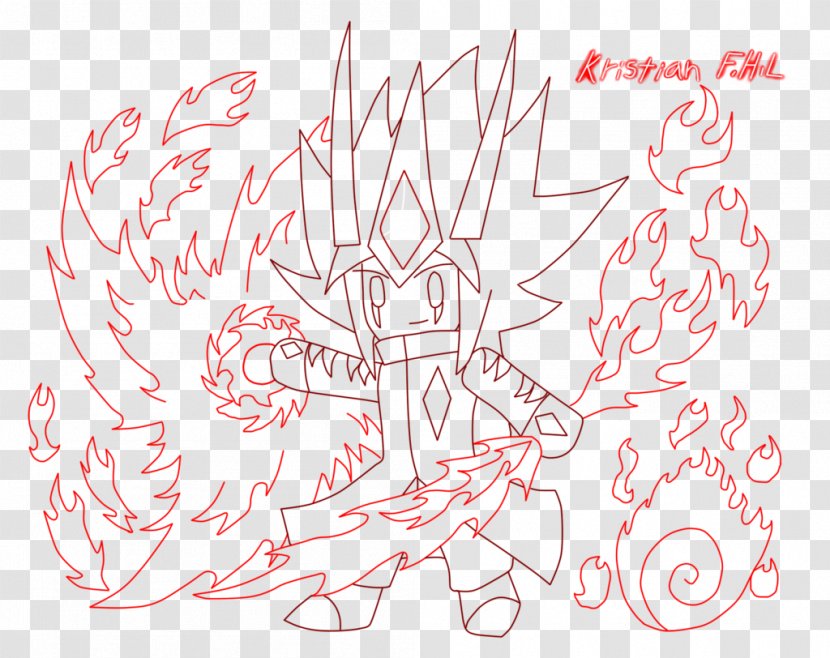 Drawing Line Art Visual Arts Clip - Frame - Infierno Transparent PNG