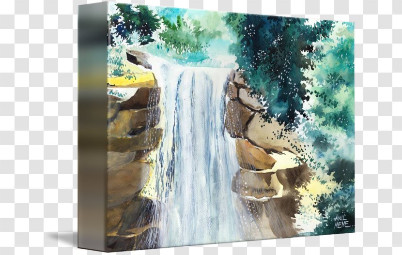 Watercolor Painting Water Resources Watercourse - Tree Transparent PNG
