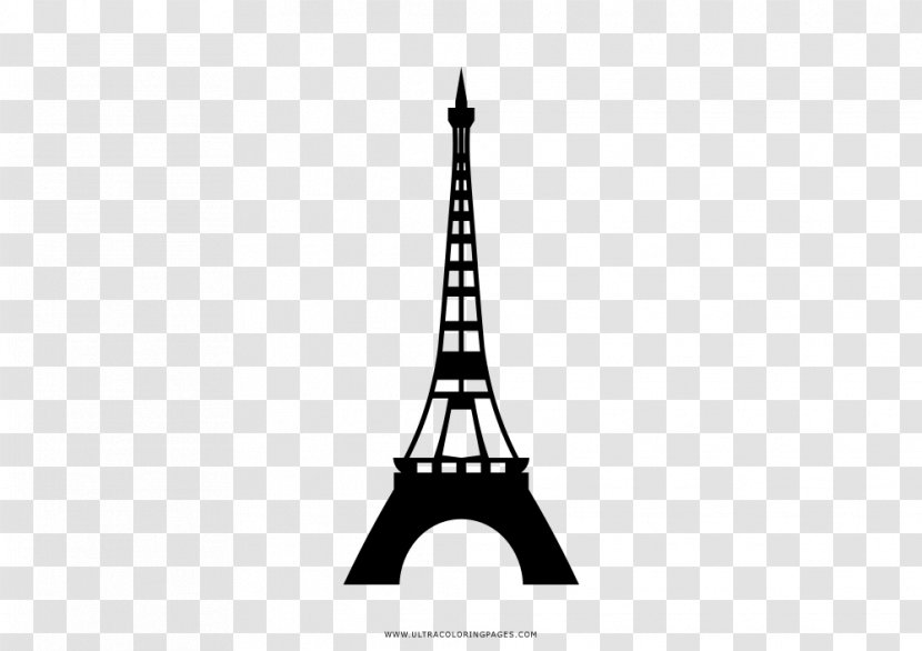 Eiffel Tower Drawing - Coloring Book Transparent PNG