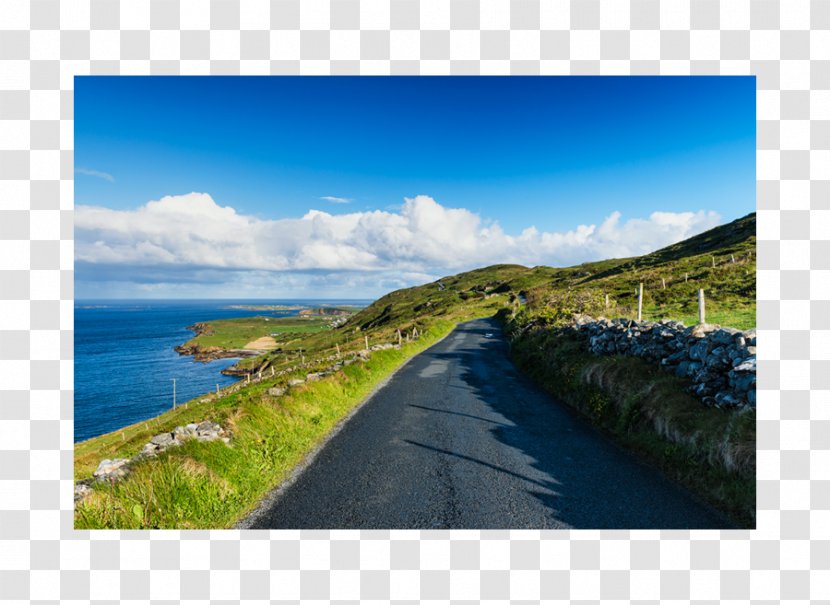 Sky Road Wild Atlantic Way The Burren Clifden Cliffs Of Moher - Reservoir Transparent PNG