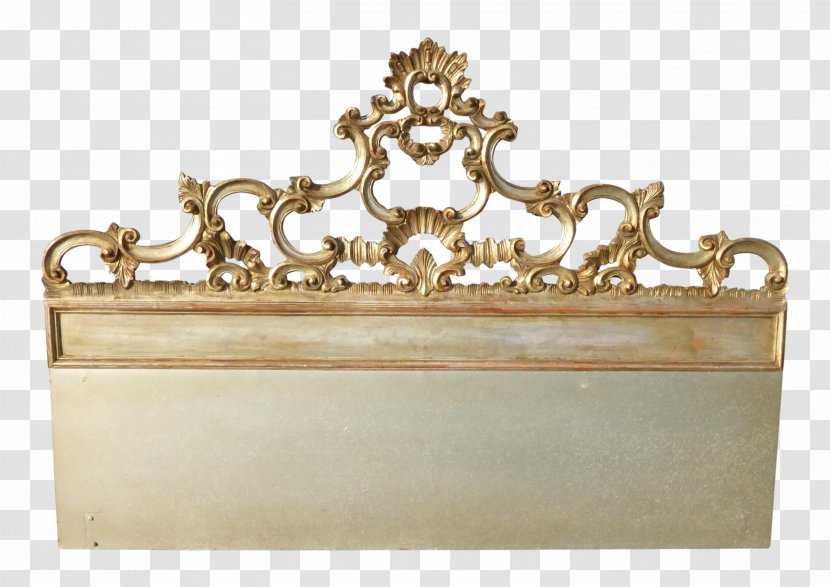 Headboard Silver Gold Chairish Rococo - Wood - Louis Xvi Of France Transparent PNG