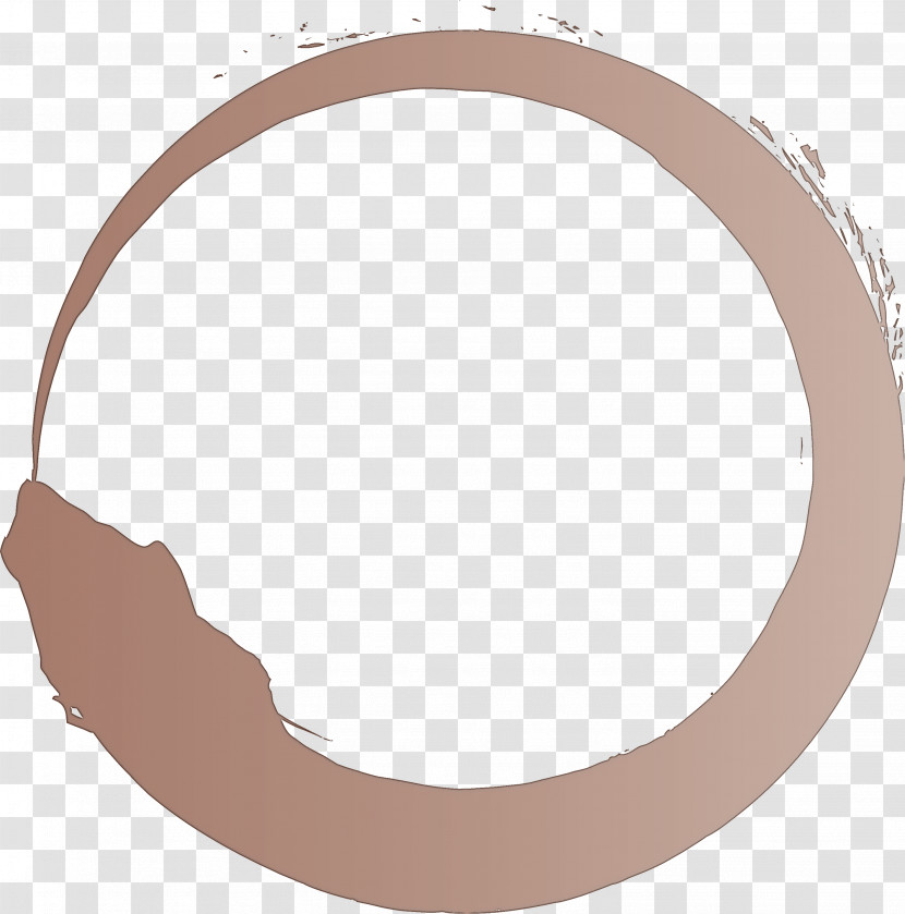 Brown Circle Beige Oval Transparent PNG