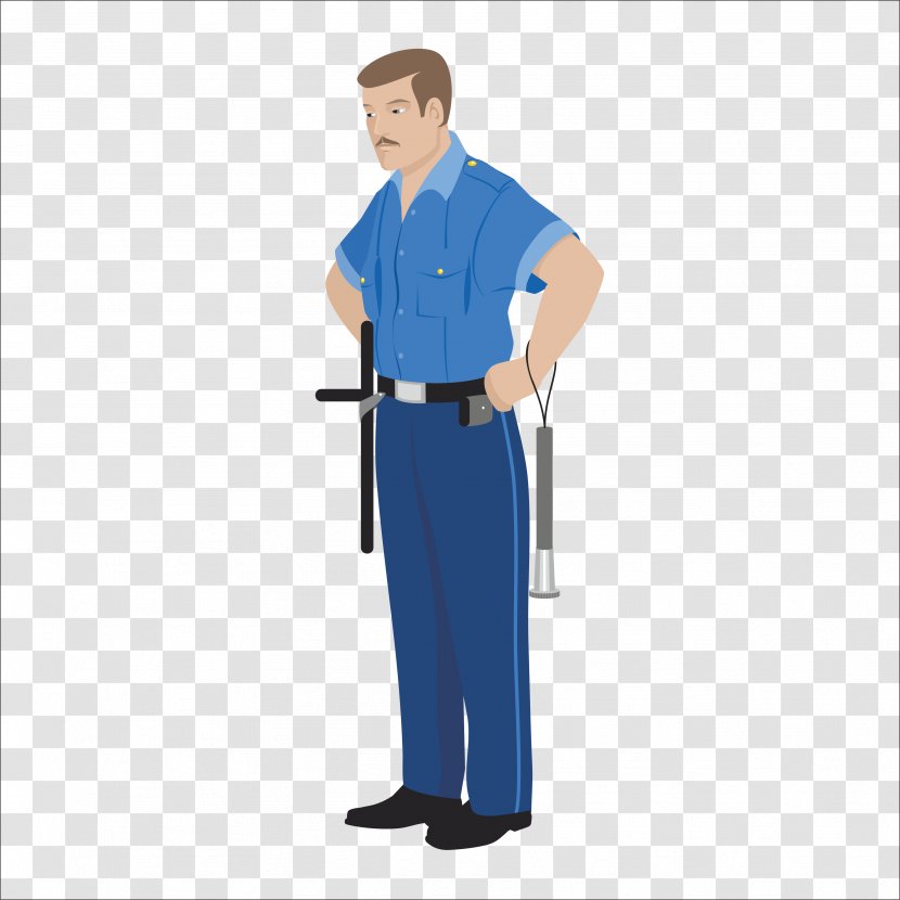 Profession Cartoon Royalty-free Illustration - Royaltyfree - Flat Police Transparent PNG