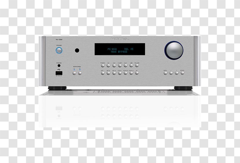 Rotel 700W 2.0-Ch. Power Amplifier Audio RC-1572 Preamplifier 240W - Radio Receiver - Technology Transparent PNG