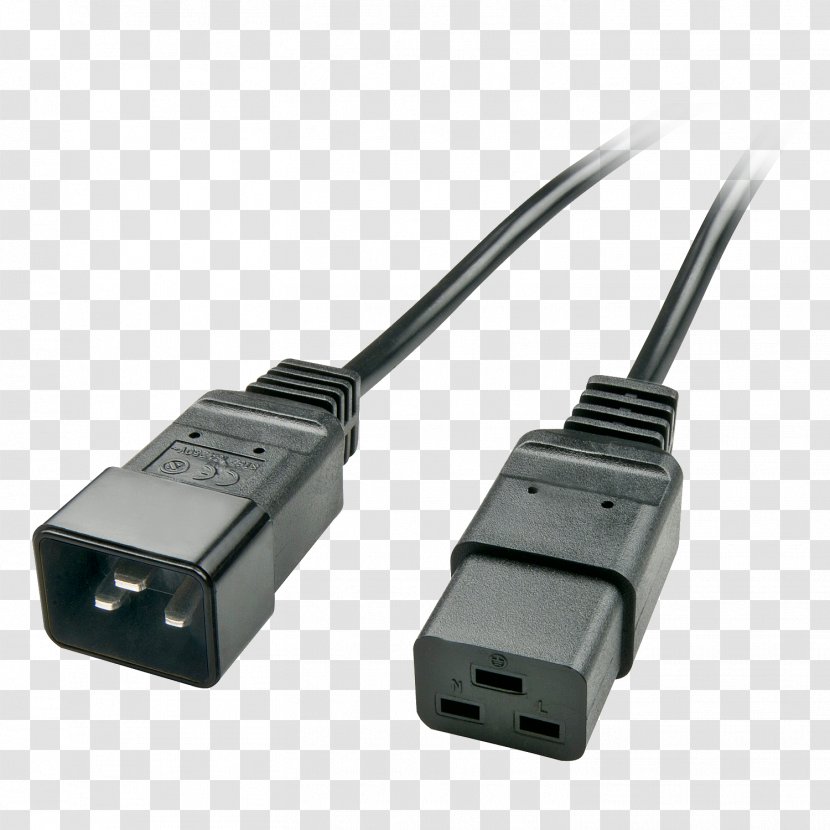 Electrical Cable Lindy Electronics Extension Cords Power Cord - Data Transmission - Connector Transparent PNG