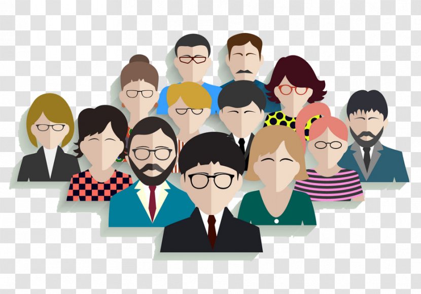 People Social Group Cartoon Community Youth - Fun - Animation Crowd Transparent PNG