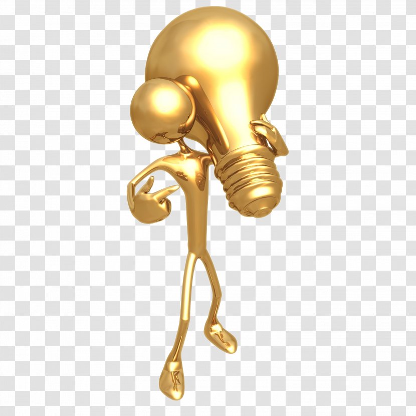 What Do You With An Idea? Amazon.com Service Invention - Take Gold Lamp Man Transparent PNG