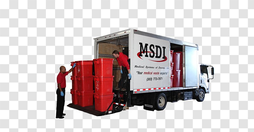 Cargo Motor Vehicle Semi-trailer Truck - Automotive Exterior - Medical Waste Transparent PNG