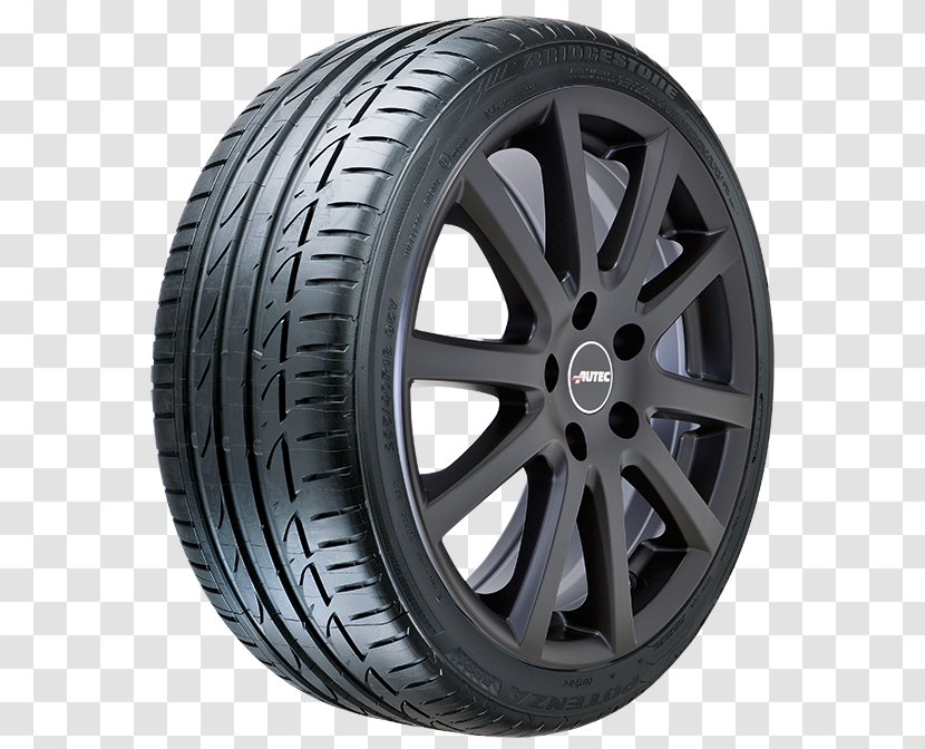 Tread Car Tire Alloy Wheel Natural Rubber - Spoke Transparent PNG