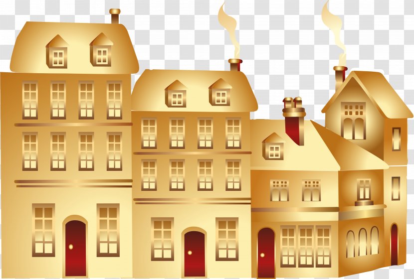 Property - Facade - Christmas House Transparent PNG