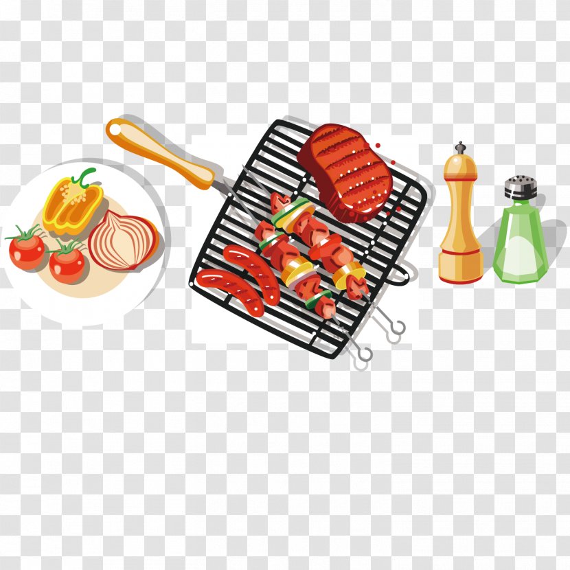 Barbecue Bulgogi Grilling - Template - Ingredients Tools Transparent PNG