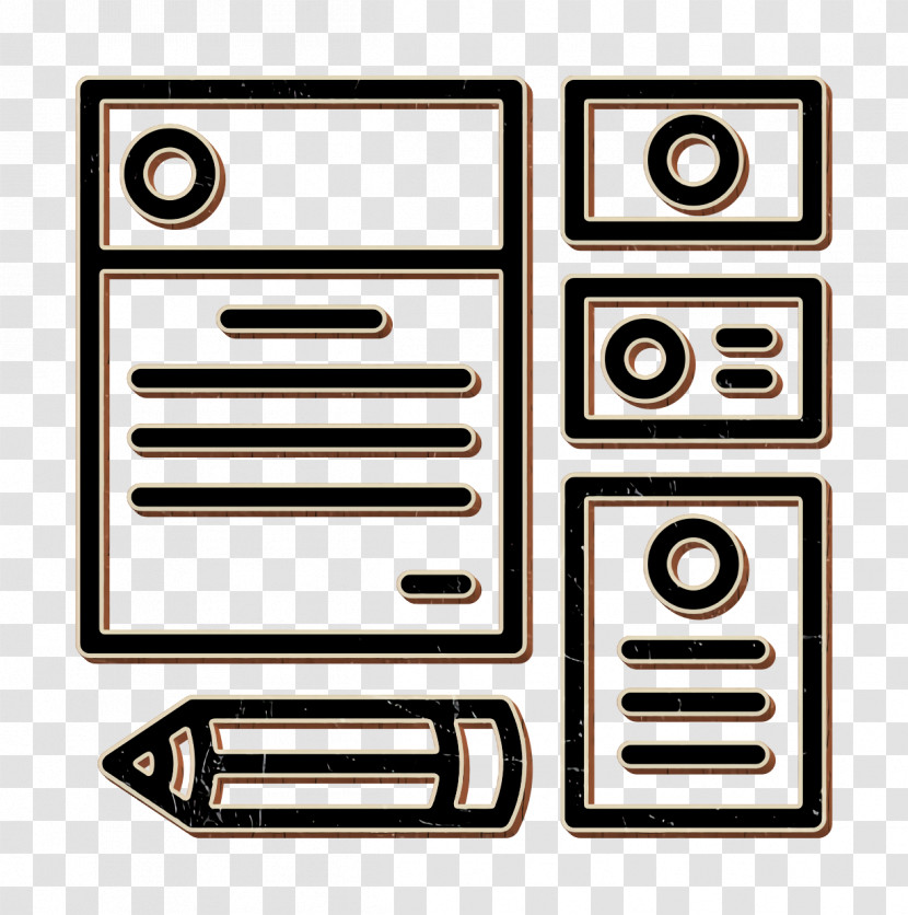 Stationery Icon Graphic Design Icon Paper Icon Transparent PNG