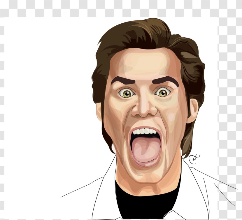 Jim Carrey The Mask Comedian Painting - Watercolor - Actor Transparent PNG