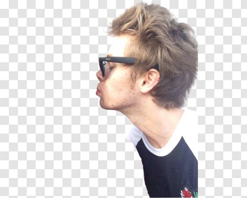 Luke Hemmings 5 Seconds Of Summer Writer Clip Art - Neck - Bromance Transparent PNG