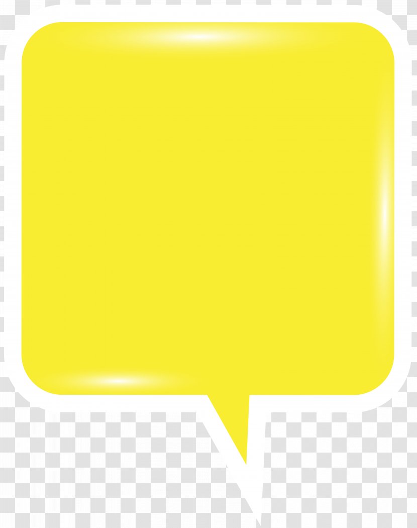 Yellow Product Font Angle - Design - Bubble Speech Clip Art Image Transparent PNG