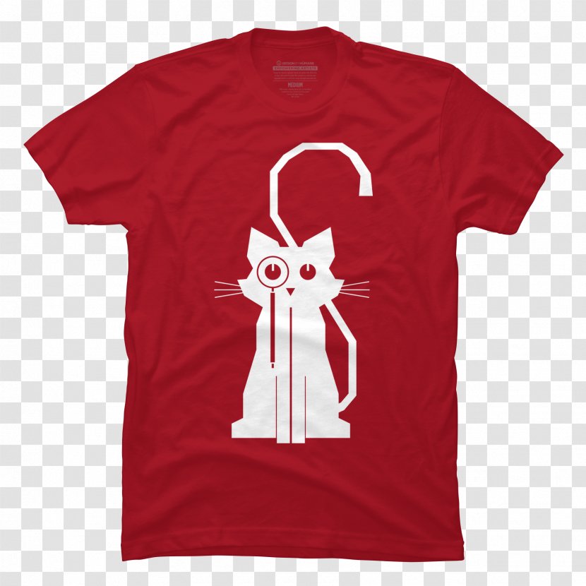 Printed T-shirt Clothing Hoodie - Maroon Transparent PNG