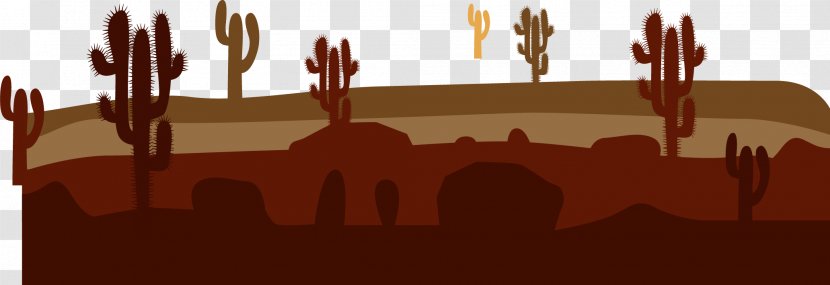 Cactus In The Desert Cactaceae Erg Transparent PNG