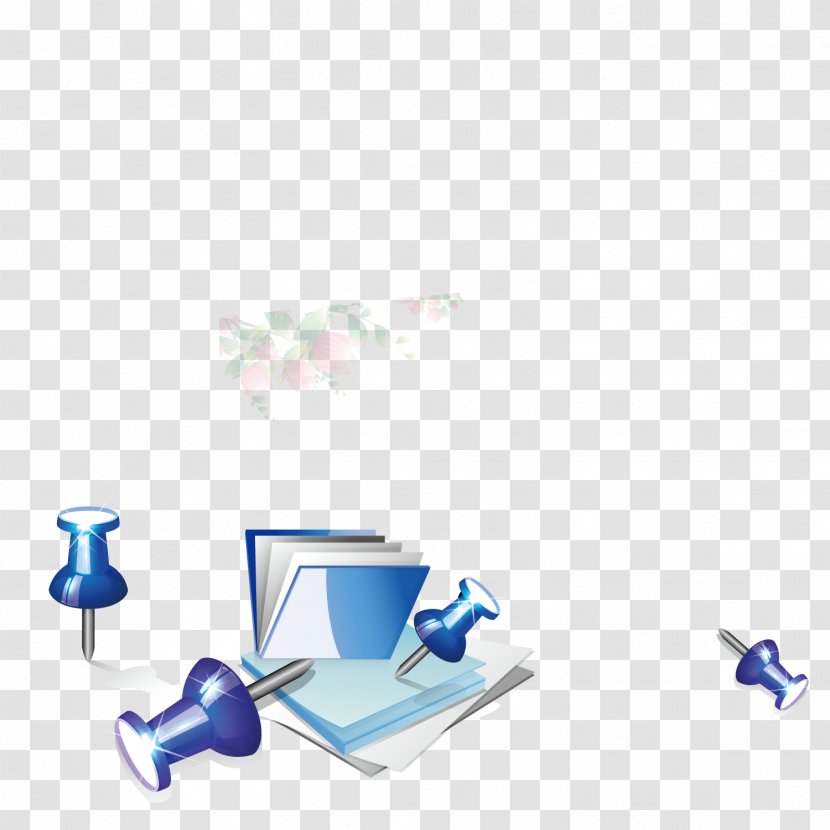 Drawing Pin - Purple - Notebook Thumbs Transparent PNG