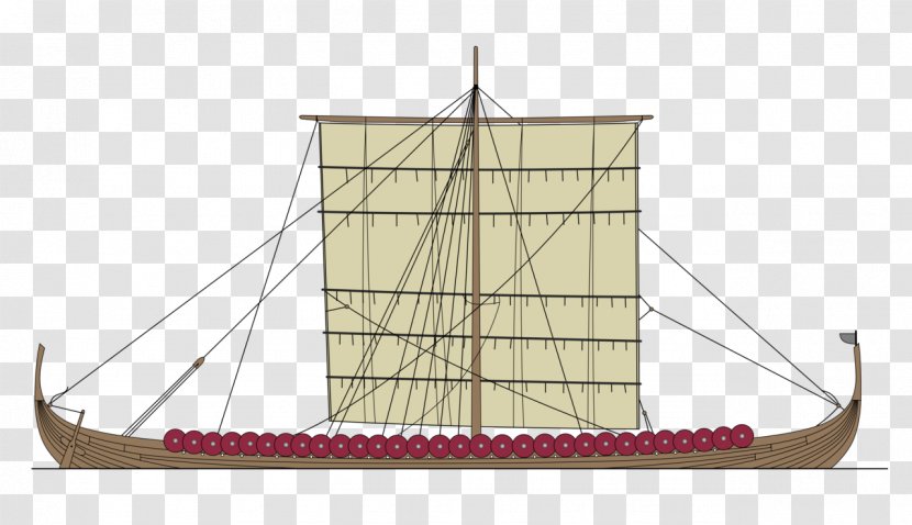 Viking Age Gokstad Ship Longship Ships - Watercraft Transparent PNG