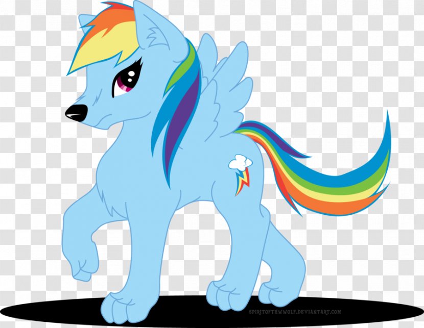 Rainbow Dash My Little Pony Gray Wolf Fluttershy - Friendship Is Magic Fandom Transparent PNG