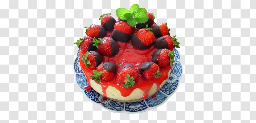 Strawberry Cheesecake Torte Birthday Cake Cream - Frutti Di Bosco Transparent PNG