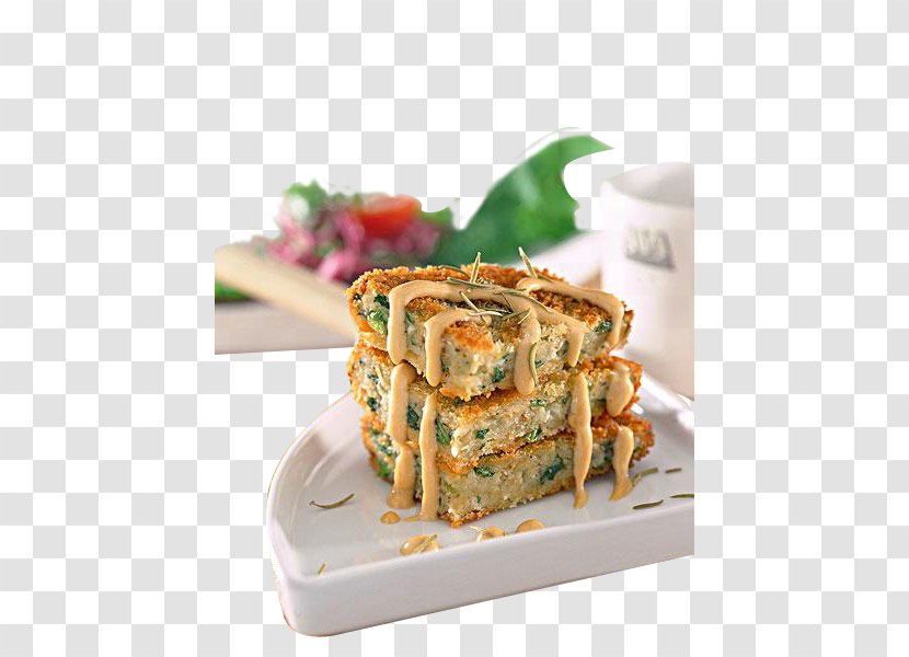 Vegetarian Cuisine Jeon Thousand Island Dressing Salad Sauce - Delicious Pancake Transparent PNG