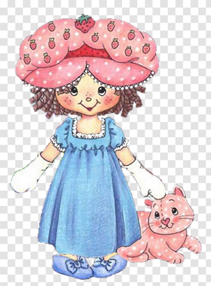 Toddler Doll Cartoon - Strawberry Shortcake Transparent PNG
