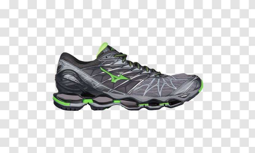 Sports Shoes Mizuno Corporation Wave Prophecy 7 Clothing - Running For Women Green Transparent PNG