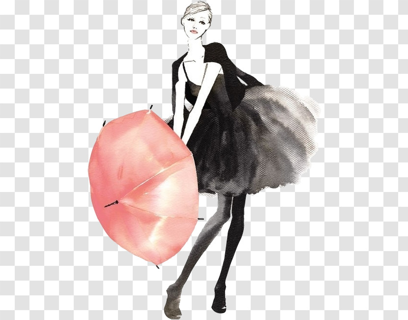 Watercolor Painting Drawing Fashion Design Fashion Sketch Transparent PNG