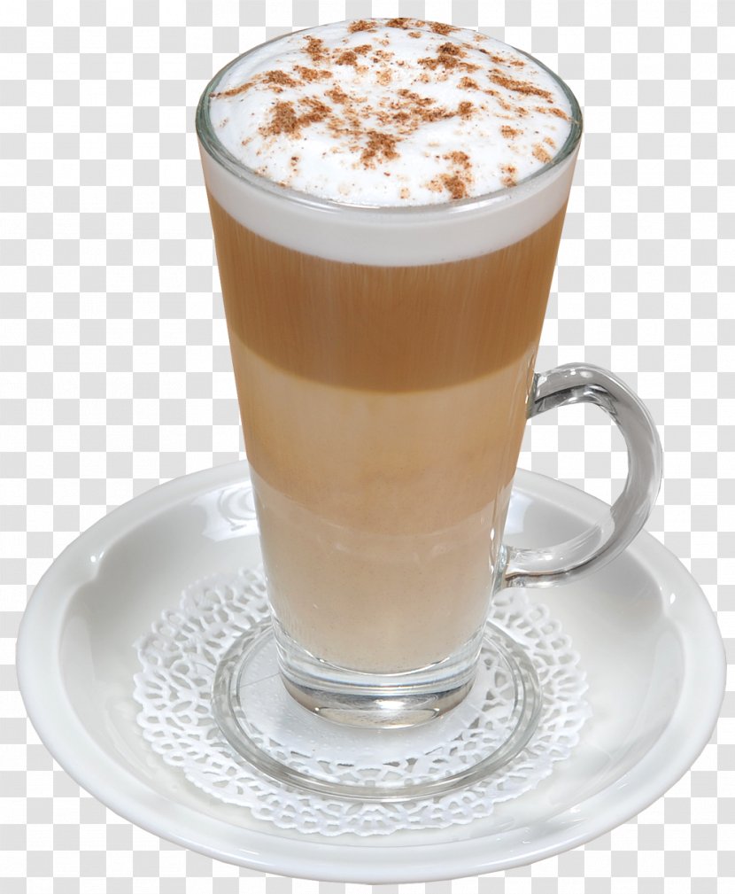 Latte Macchiato Cappuccino Coffee Milk Transparent PNG