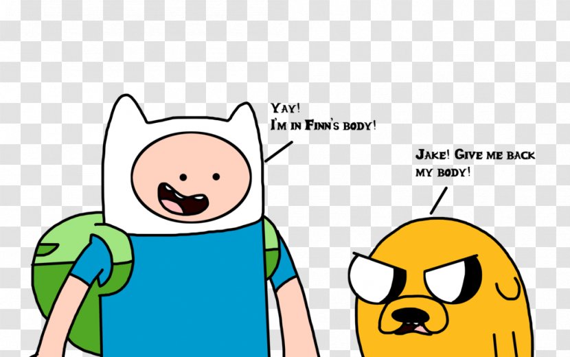 Finn The Human Jake Dog Bravest Warriors Adventure Time With Fionna & Cake Body Swap - Area Transparent PNG