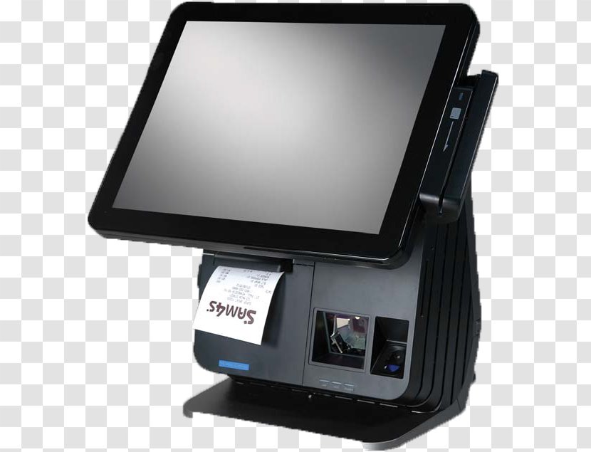 Point Of Sale Touchscreen Cash Register Computer Hardware Display Device - Monitor - Pos Terminal Transparent PNG